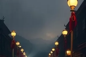 《浮生咖啡馆》海报,窗边空椅与咖啡杯