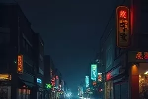 《胡同口的唱片店》海报，橱窗里的黑胶唱片
